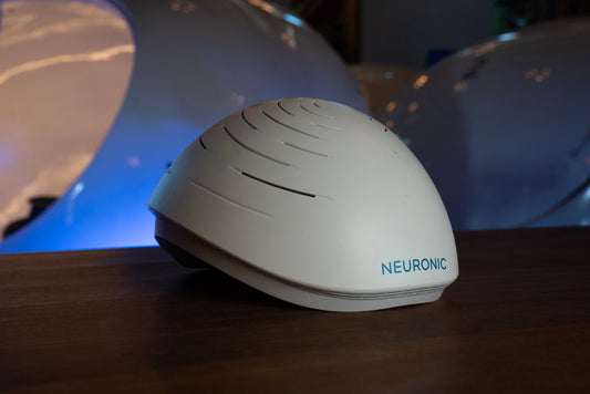 Neuronic LIGHT helmet at the 40 Years of Zen lodge
